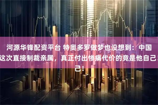 河源华锋配资平台 特奥多罗做梦也没想到：中国这次直接制裁亲属，真正付出惨痛代价的竟是他自己！