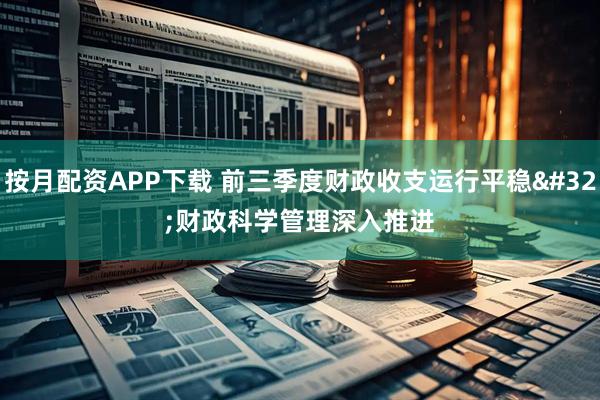 按月配资APP下载 前三季度财政收支运行平稳 财政科学管理深入推进